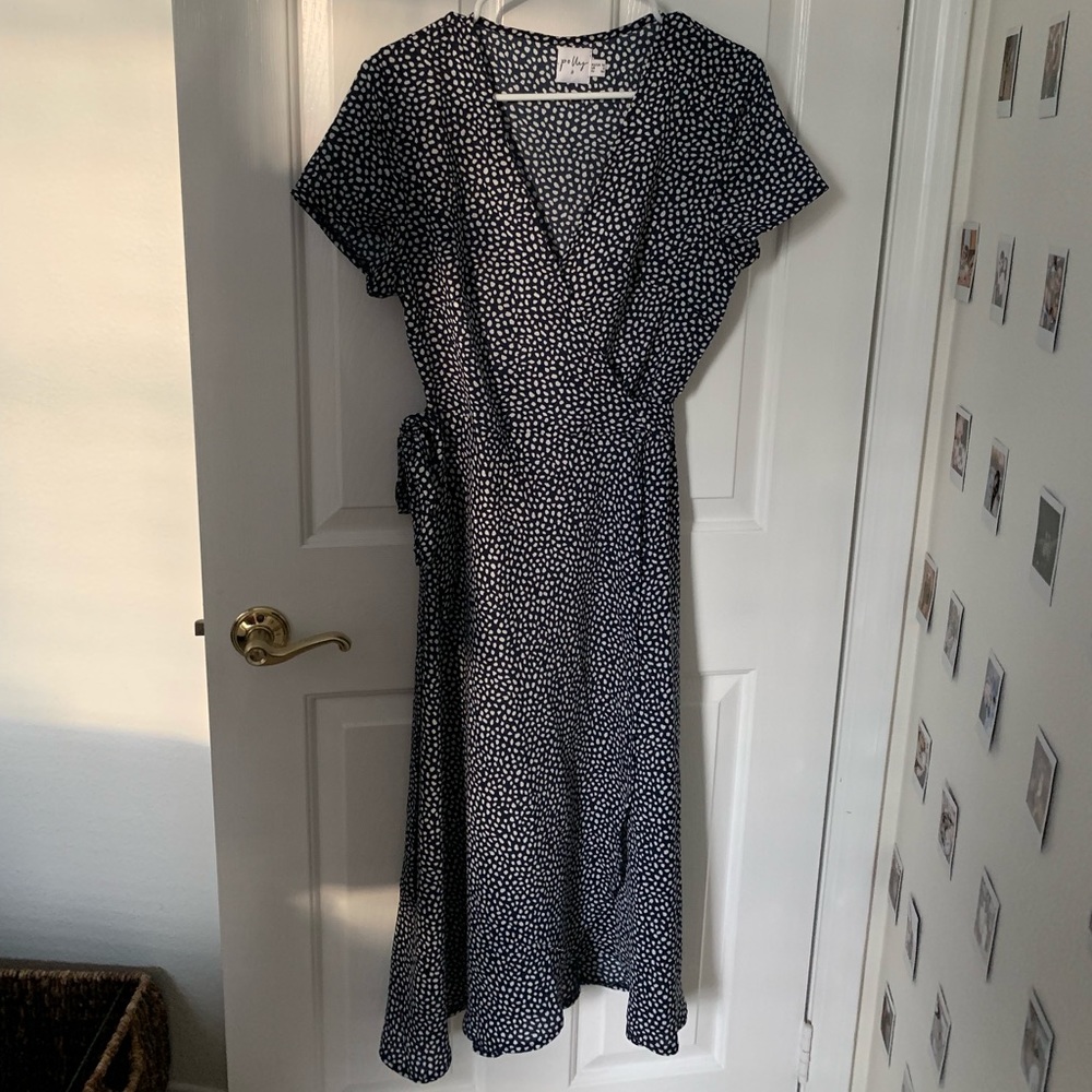 princess polly spotted midi dress